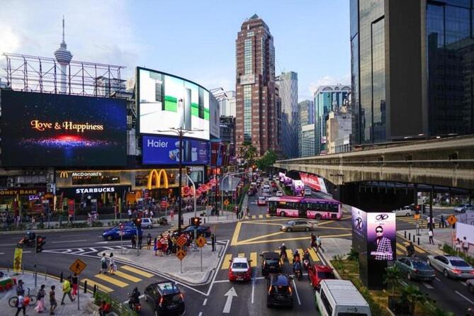 吉隆坡1 Bukit Ceylon, Bukit Bintang, 2Pax公寓 外观 照片